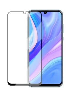 Buy Tempered Glass Screen Protector For Huawei Y8p (2020) Black/Clear in Saudi Arabia
