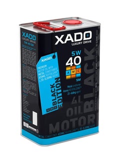 Buy Black Edition 5W-40 Synthetic Motor Oil For Modern Cars With High-Powered Engines in UAE