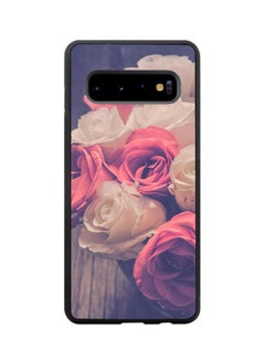 Buy Protective Case Cover For Samsung Galaxy S10+ White/Red in Saudi Arabia