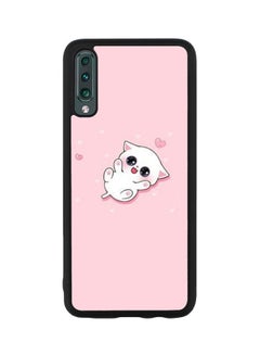 Buy Protective Case Cover For Samsung Galaxy A50 Pink/White in Saudi Arabia