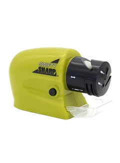 Buy Cordless Motorized Plastic Knife Sharpener Green in UAE