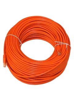 Buy Rj45 CAT6 patch cord Orange in Saudi Arabia