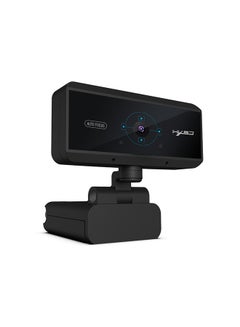 Buy 1080P HD Webcam With Mic Black in Saudi Arabia