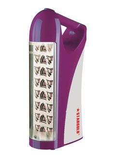 Buy Rechargeable Emergency Light Purple/Clear/White in UAE