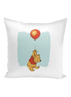 اشتري Pooh Bear Balloon Throw Pillow With Stuffing متعدد الألوان 16x16 بوصة في الامارات