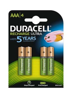 Buy 4-Piece AAA Batteries Green in Saudi Arabia