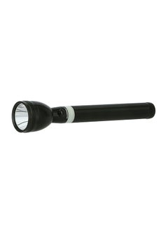Buy Rechargeable LED Flashlight Black in Saudi Arabia
