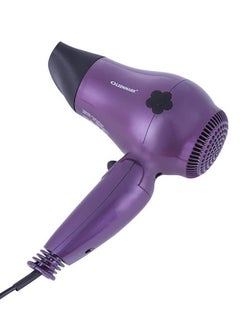 Buy Travel Hair Dryer Purple/Black 33cm in UAE
