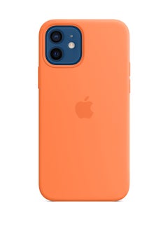 Buy iPhone 12 | 12 Pro Silicone Case with MagSafe Kumquat in Saudi Arabia