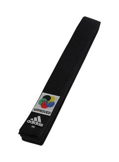 Buy KARATE Elite Belt With WKF Logo - Black in UAE