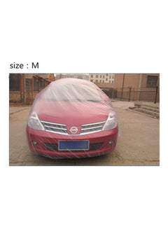 Buy 3 Size LDPE Film Outdoor Clear Disposable Full Car Cover Rain/Dust Resistant Garage Universal Temporary in Saudi Arabia