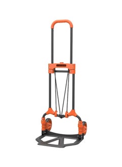 Buy Foldable Hand Truck Orange/Black in Saudi Arabia