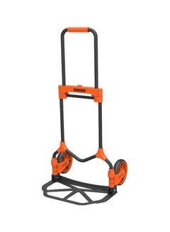 Buy Foldable Hand Truck Orange/Black in Saudi Arabia