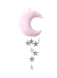 اشتري Hanging Moon Stars StuffedWall Backdrop وردي / فضي في الامارات