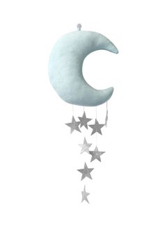 اشتري Hanging Moon Stars StuffedWall Backdrop أزرق / فضي في الامارات