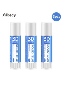 Buy 3-Piece 3D Printer Solid Glue Clear in Saudi Arabia