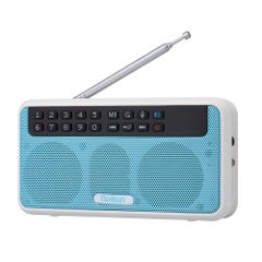 Buy E500 Wireless Bluetooth HiFi Stereo Speaker Blue in UAE