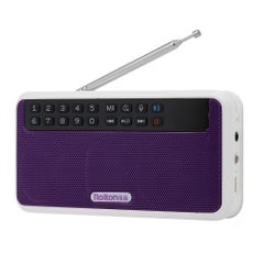 Buy E500 Wireless Bluetooth HiFi Stereo Speaker Purple in UAE