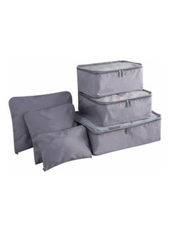 Buy 6-Piece Travel Storage Organizer Bag Set 23x19x11cm in Saudi Arabia