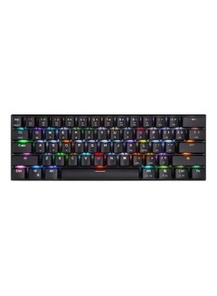اشتري لوحة المفاتيح الميكانيكية RGB أسود في الامارات