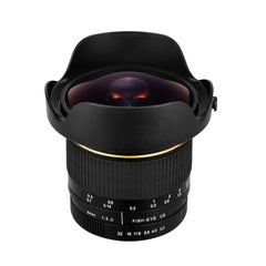 Buy 8mm f3.0 APS-C Manual Focus Fisheye Camera Lens For Canon Black in Saudi Arabia