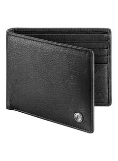 Buy Zenx Leather Wallet For Men Black in UAE
