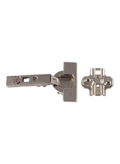 Buy Intermat Hinge With Spring For Door Silver 35x12mm in Saudi Arabia