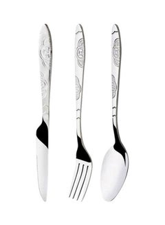 Shop Bluelans 3 Piece Portable Travel Camping Cutlery With Case 17 X 3 7centimeter Online In Dubai Abu Dhabi And All Uae