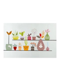 Buy Decorative Wall Art Sticker Multicolour 90 x 60cm in UAE