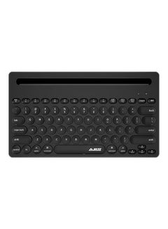 اشتري لوحة مفاتيح لاسلكية محمولة 29.8x2x16.9سم أسود في الامارات