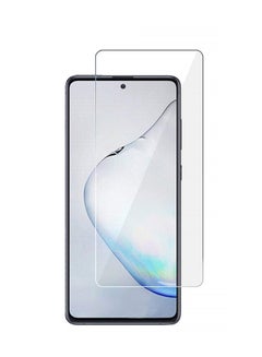 Buy Curved Glass Screen Protector For Samsung Note 10 Lite Clear in Saudi Arabia