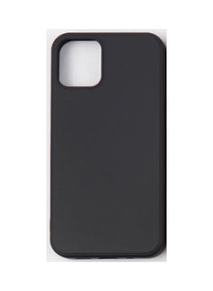 Buy Silicon Soft Case Cover For iPhone 12 Mini Black in UAE