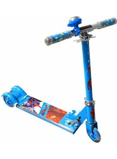 Buy 3-Wheel Spider Man Foldable Scooter Blue in Egypt
