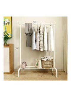 Buy Floor Standing Cloth Rack White in Egypt