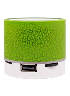 Buy Portable Bluetooth Speaker Green/Brown/Grey in Saudi Arabia