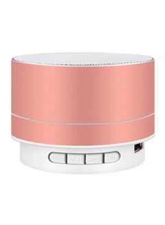 Buy Portable Bluetooth Speaker Pink/White in Saudi Arabia