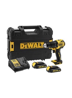 Buy 18V 13mm Compact Cordless Hammer Drill Set 1.5AH Yellow/Black in Saudi Arabia