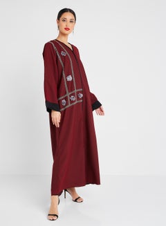 Buy Classic Abaya Red in UAE