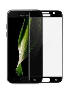 Buy 3D Tempered Glass Screen Protector For Samsung Galaxy A7 2017 Clear/Black in Egypt
