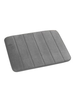 Buy Coral Fleece Non-Slip Floor Mat Grey 500x800mm in Saudi Arabia