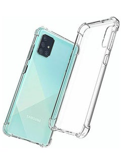 Buy View Anti-Shock Case Cover For Samsung A71 Clear in Egypt