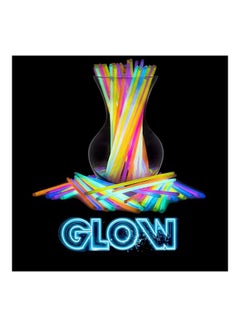 Buy 100 Pieces Glow In The Dark Sticks With 100 Connectors 8inch in Egypt