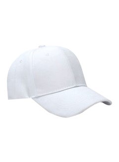اشتري قبعة بيسبول بشريط خلفي أبيض في الامارات