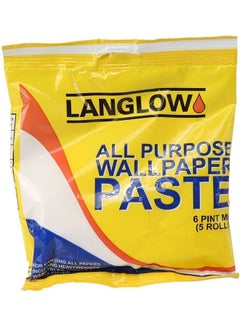 Buy Pack Of 5 All-Purpose Wallpaper Paste Rolls White 2800ml in UAE