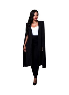 Buy Solid Blazer Black in UAE