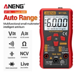 Buy High Precision Automatic Range Multimeter Red 13.60 x 3.80 x 9.90cm in Saudi Arabia