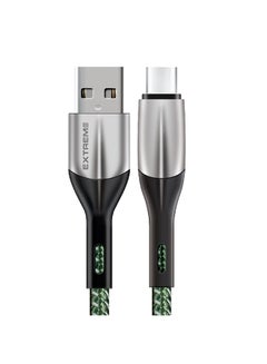 Buy Touch Series Type C Quick Charge Cable Green in Saudi Arabia