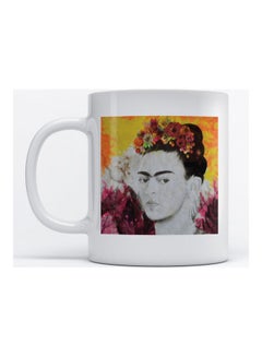 Buy Mug Fraida Kahlo Painter for Coffee and Tea White in UAE