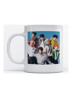 Buy Mug BTS Squad for Coffee and Tea White 350ml in Saudi Arabia