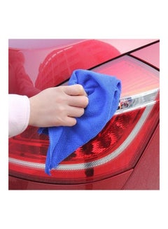 Buy 30*30cm Soft Microfiber Fiber Buffing Fleece Car Wash Towel Absorbent Dry Cleaning Kit Set for Car in UAE